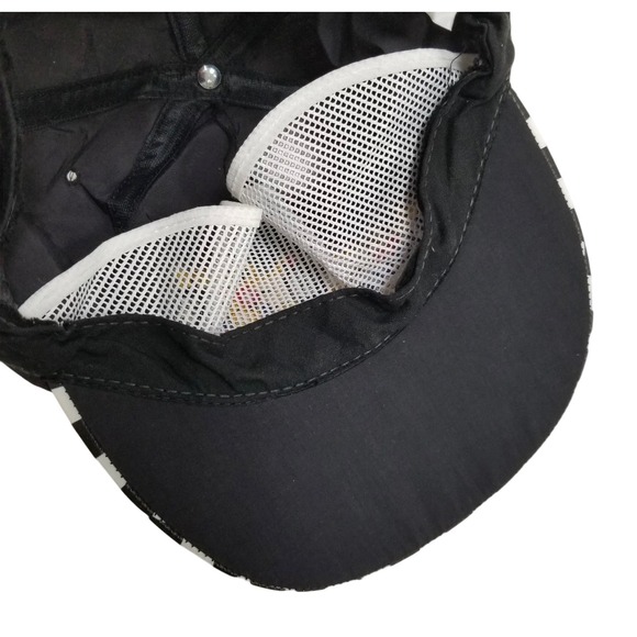 Hostess Wonder Vtg 1995 Indy 500 Racing Cap Black Checkered Bill Snapback - Picture 7 of 8